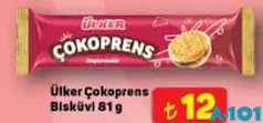 ÜLKER ÇOKOPRENS BİSKÜVİ 81 G